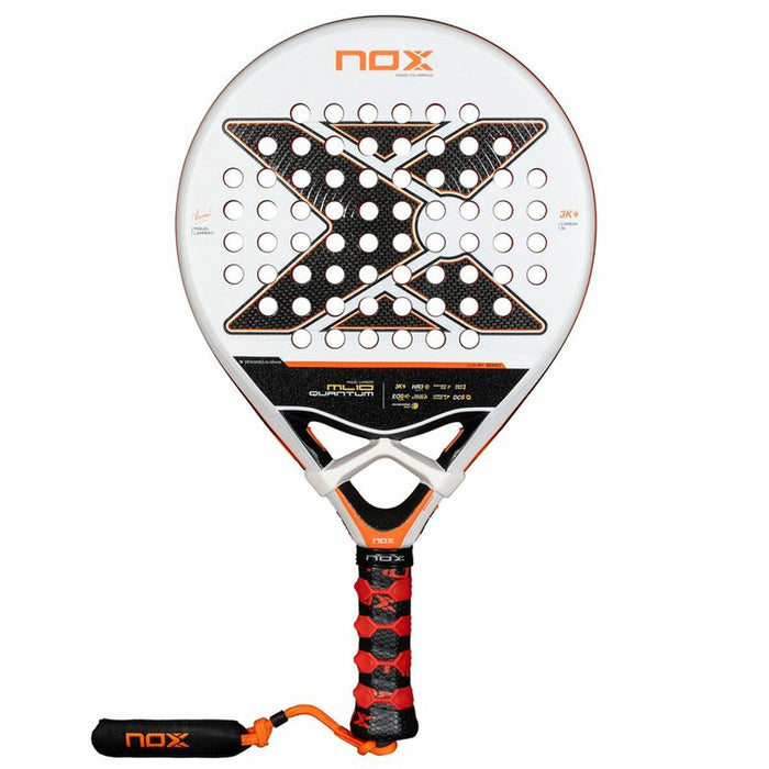 Padel Racket Nox ML10 Quantum 3K Wit Koolstofvezel