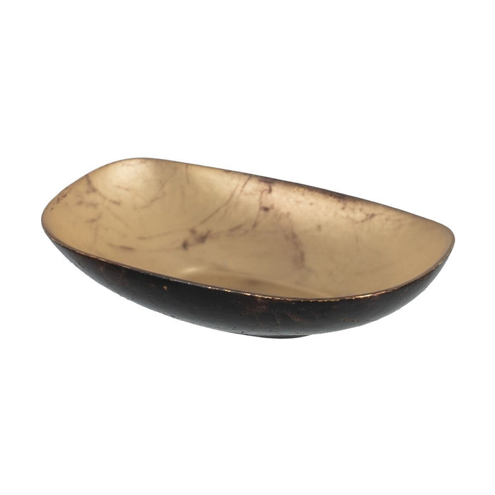 Saladier Marron Noir Verre 10 x 15,5 x 4 cm