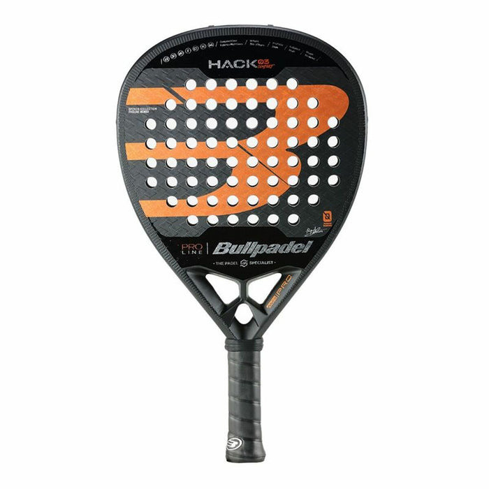 Padel Racket Bullpadel Hack 03 Comfort 24 Zwart