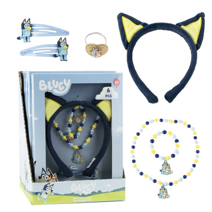 Haaraccessoires Bluey Multicolour 6 Onderdelen