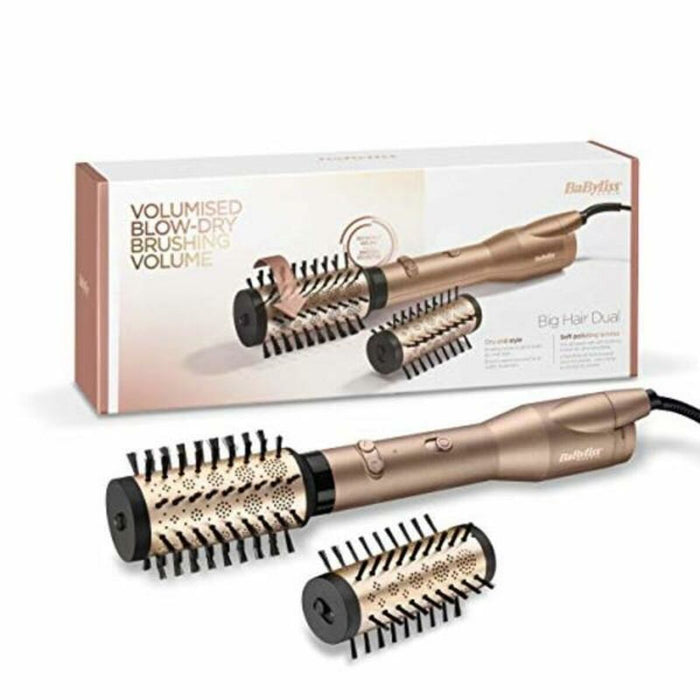 Heat Brush AS952E Babyliss Zwart Champagne Gouden Elektrisch (2 Stuks) (1 Stuks) 650W (3 pcs)