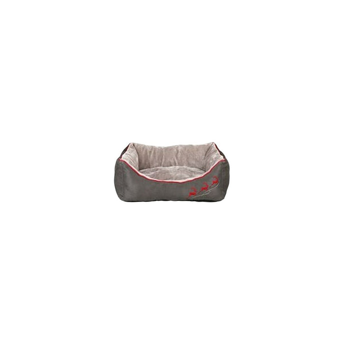Lit pour chien Trixie Rouge Gris 75 x 65 cm