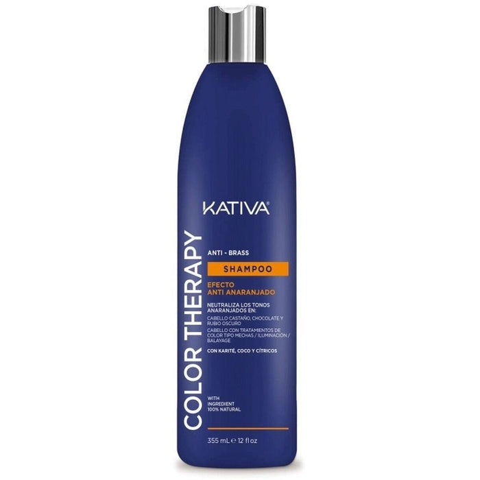 Kleurneutraliserende shampoo Kativa Color Therapy Anti-sinaasappelbehandeling 355 ml