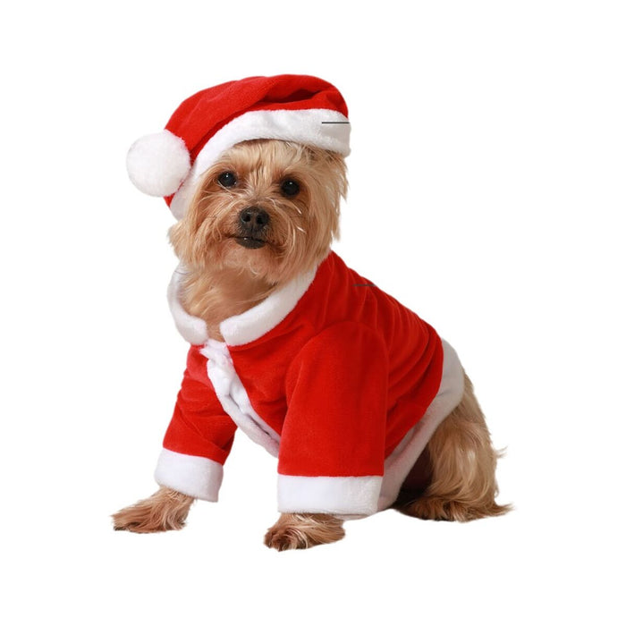 Kostuum voor honden Kerstman