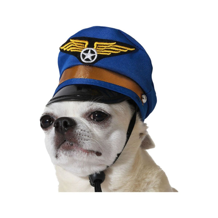 Kostuum voor honden Blauw Hoed