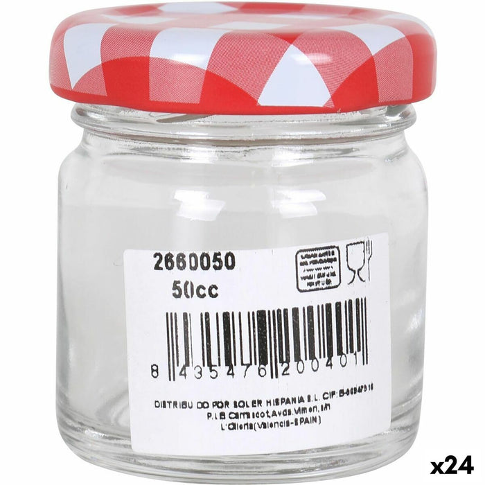 Blik Mediterraneo   Transparant 50 ml Glas (24 Stuks)