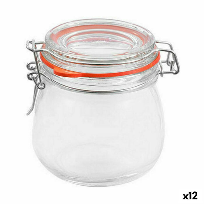 Blik La Mediterránea Hermetisch Glas 350 ml (12 Stuks)