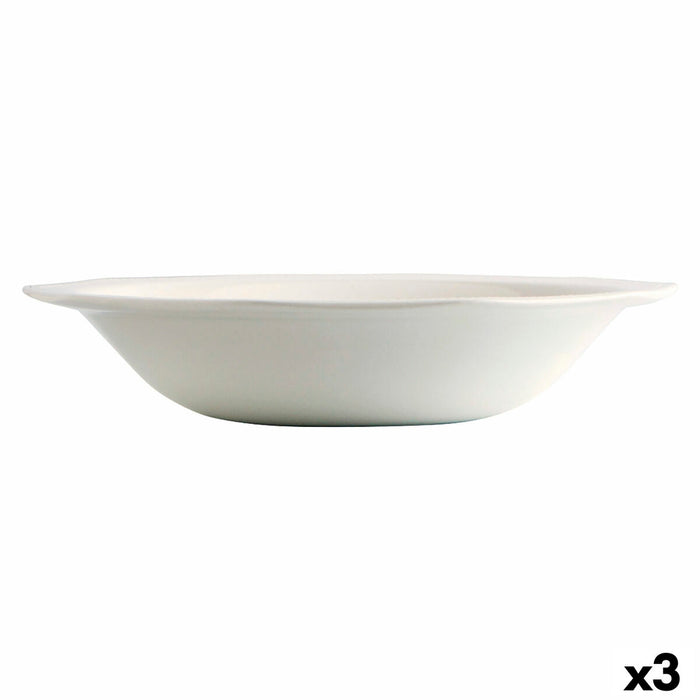 Saladekom Churchill Artic Keramisch Wit Porslin (Ø 27,5 cm) (3 Stuks)