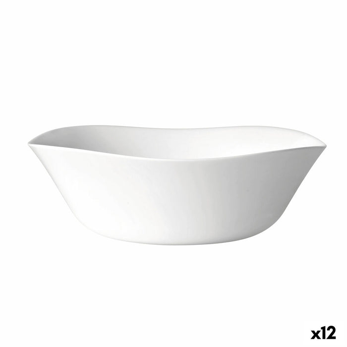 Saladekom Bormioli Rocco Parma Wit Glas (24 cm) (12 Stuks)