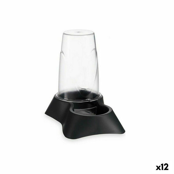 Pet feeding dish Mascow Transparent Anthracite polypropylene 650 ml 12,5 x 18 x 19 cm