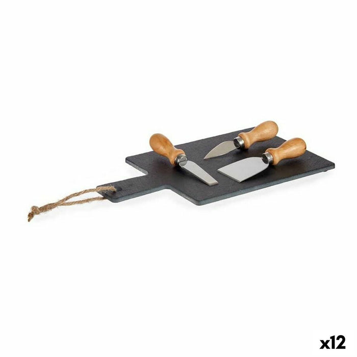 Kaasplank Kinvara 1295SJ5081 1295SJ5081 Staal Raad van bestuur 17 x 3 x 30 cm Kaasplank (12 Stuks)
