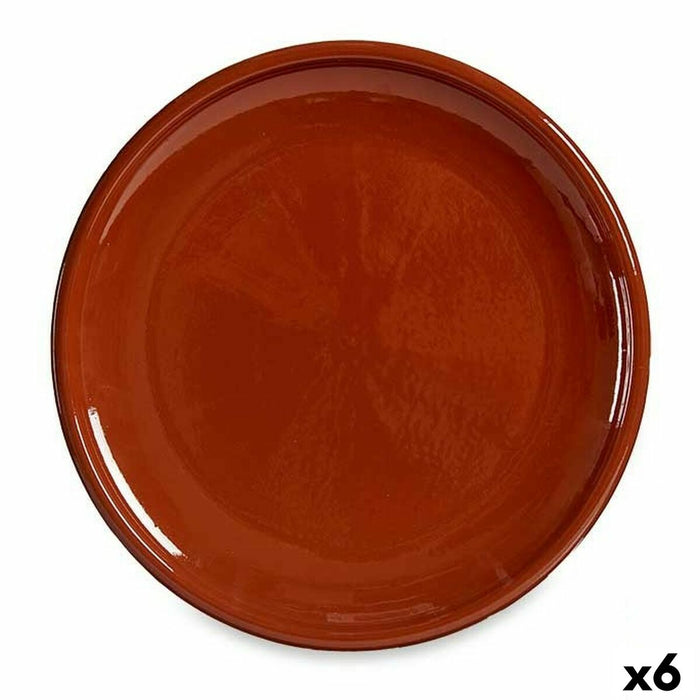 Saucepan La Dehesa Baked clay 30 x 3 x 30 cm Meat (6 Units)