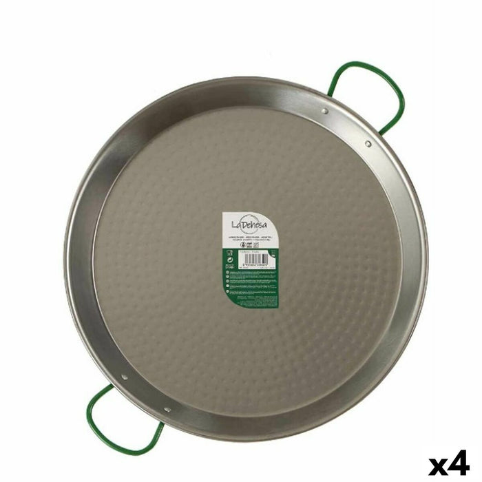 Pan La Dehesa Silver Polished Steel Ø 50 cm 63,5 x 5,5 x 50,5 cm (4 Units)