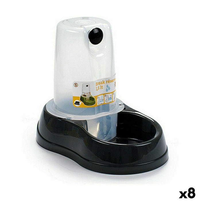 Water dispenser Stefanplast Anthracite Translucent Plastic 1,5 L (8 Units)
