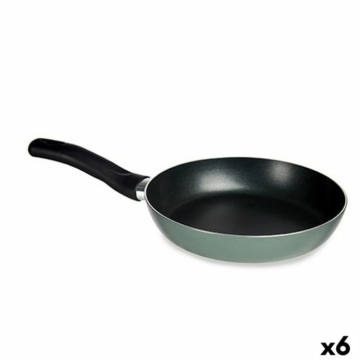 Poêle Vert Aluminium 30 cm (6 Unités)