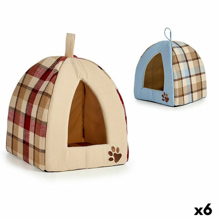 Pet bed Mascow 33 x 45 x 33 cm Squared (6 Units)