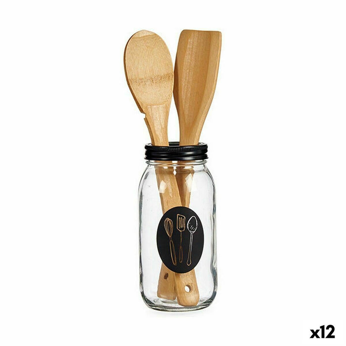 Blik Vivalto YB20200813(19)-4 YB20200813(19)-4 Transparant 840 ml Keukenspatel (12 Stuks)