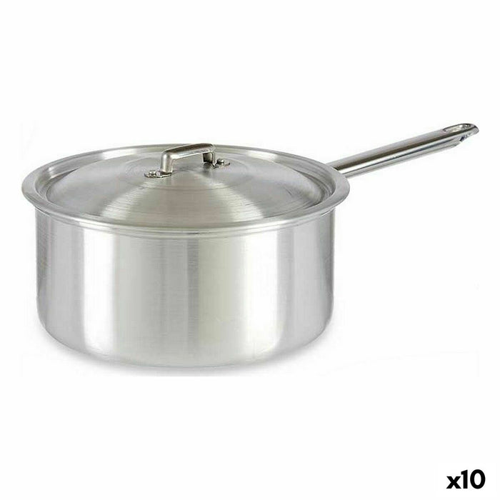 Saucepan with Lid Kinvara Silver Aluminium Ø 24 cm 5 L 43 x 15,5 x 26 cm 26 x 15,5 x 43 cm (10 Units)