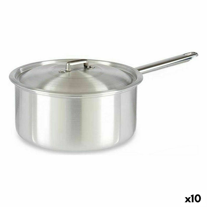 Saucepan with Lid Kinvara Silver Aluminium 4 L 24,5 x 12 x 41 cm 41 x 12 x 24,5 cm (10 Units)