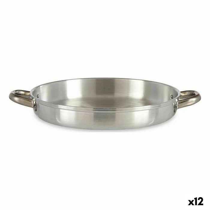 Pan Kinvara Silver Aluminium Ø 30 cm (12 Units)