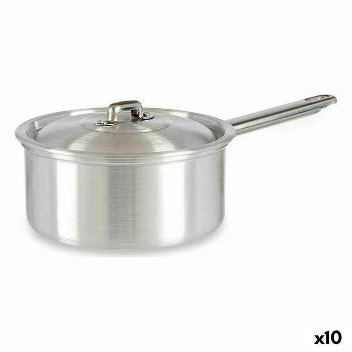 Saucepan with Lid Kinvara Silver Aluminium Ø 16 cm 1,5 L 30 x 10,5 x 18 cm 30,5 x 9 x 18 cm 18 x 10,5 x 30,5 cm (10 Units)