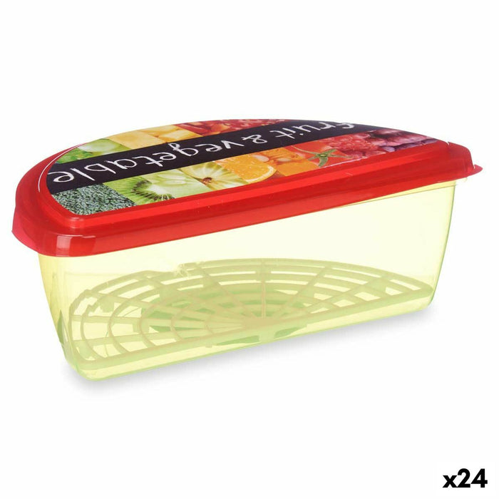 Lunchbox Leknes TP581-3 TP581-3 Multicolour Plastic 1,2 L Groenten en fruit (24 Stuks)
