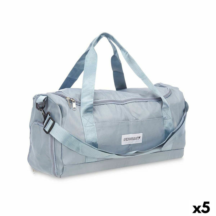 Sports Bag Pincello Grey Cloth 46 x 25 x 28 cm (5 Units)