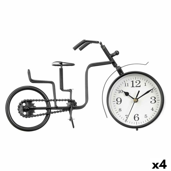 Tafelklok Gift Decor 911 911 Zwart Fiets (4 Stuks)
