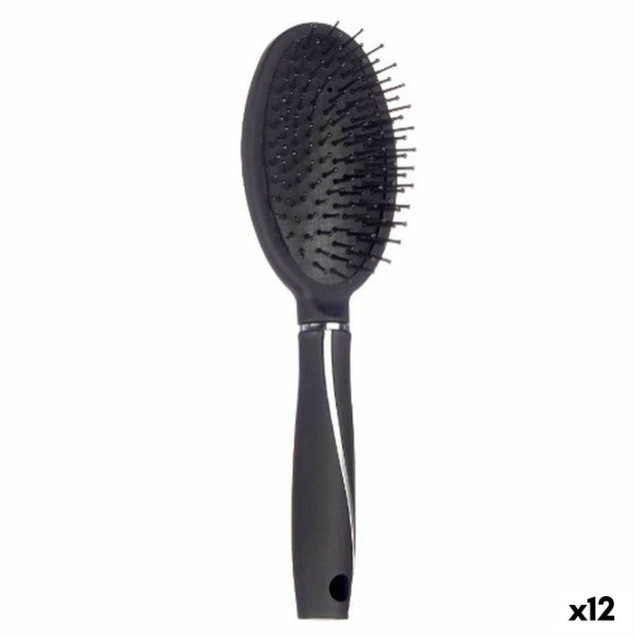Brush Berilo Black Silicone Plastic (12 Units)