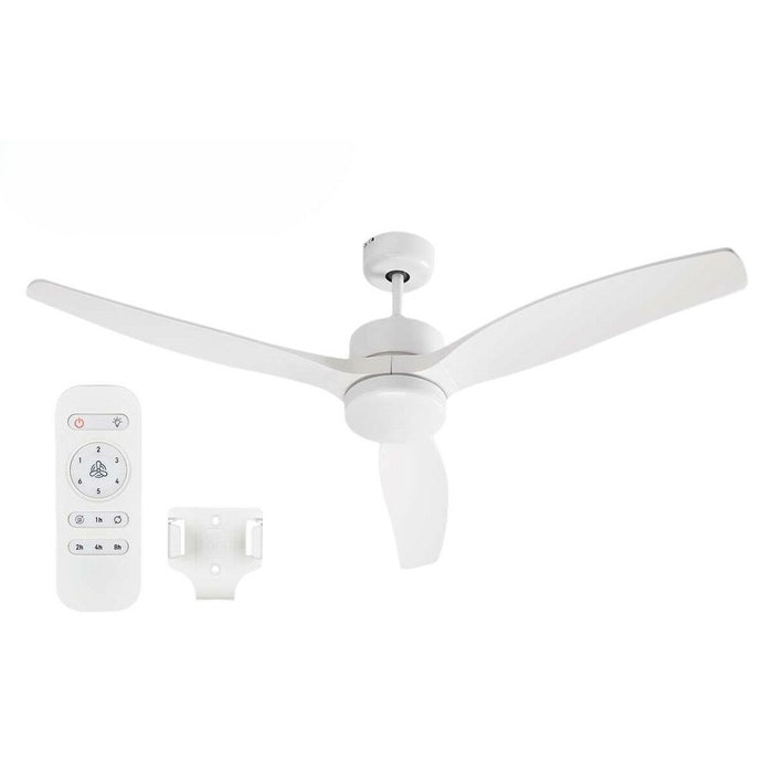 Plafondventilator met licht Argon W-FC5288-3C1L WH W-FC5288-3C1L WH Wit 40 W Ø 132 cm