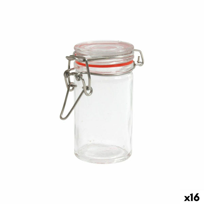 Glazen pot Viejo Valle 70 ml Ø 4,3 x 8,4 cm (3 Onderdelen) (16 Stuks)
