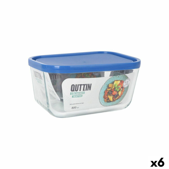 Lunchbox Inde Frigo Rechthoekig 16,5 x 11,7 x 7,4 cm (6 Stuks)