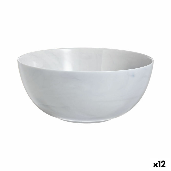 Saladekom Luminarc Diwali Granit Marb Tweekleurig Glas Ø 21 cm (12 Stuks)
